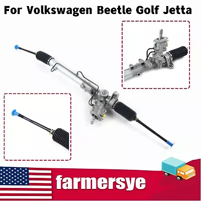 For VW Jetta Beetle & Golf Complete Power Steering Rack And Pinion Assembly • $130.15