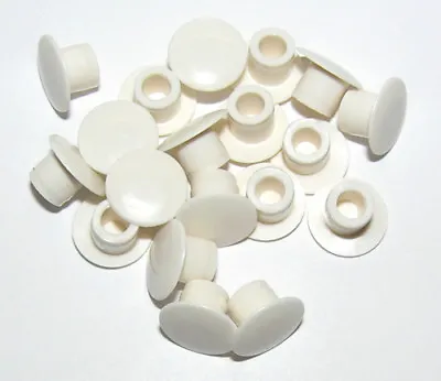 * Pack Of 50 Plastic Kitchen Cover Caps Plugs For 5mmØ Holes CHOOSE COLOUR * • £2.50