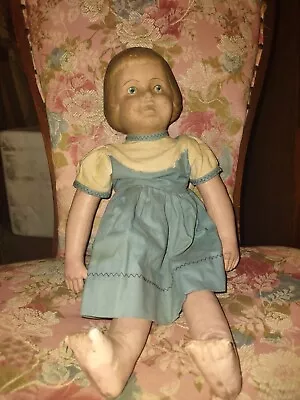 Vintage Girl Doll (Looks Like A Martha Chase) • $100