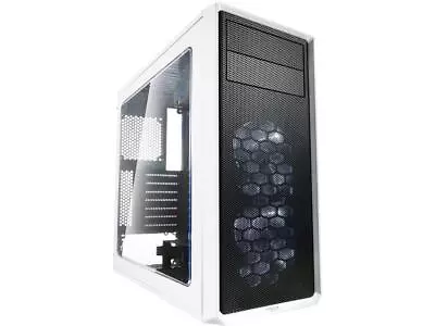 Fractal Design Focus G White ATX Mid Tower Computer Case • $54.99