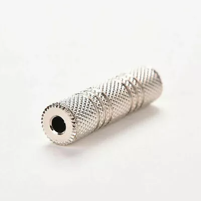 3.5mm Socket Female To Female  Joiner Connector Adapter Stereo Audio Aux • £2.25