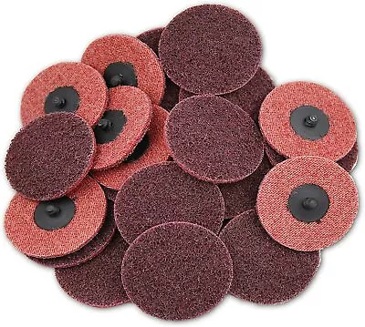 25PCS 3 Inch Roll Lock Quick Change Sanding Disc Surface Polishing Grinding Pads • $23.99