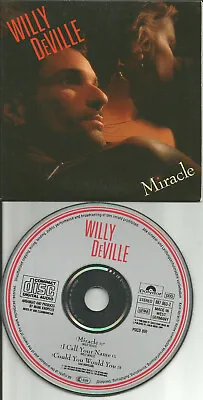 Mink WILLY DeVILLE W/ MARK KNOPFLER Miracle W/UNRELEASED TRK CD Single USA Seler • $34.99
