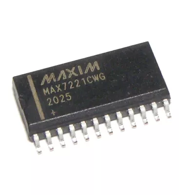 MAX7221CWG+ Serially Interfaced 8-Digit LED Display Driver SO-24 • $10.70