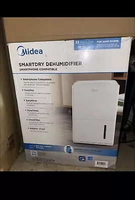 Midea 22-Pint Energy Star Smart Dehumidifier - White • $21