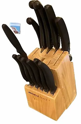 Miracle  Blade Knife Set With Block 13 Piece. • $48