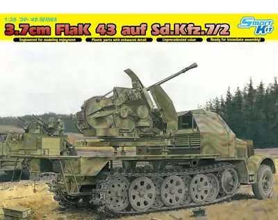 £62.99 • Buy Dragon 6553 1:35 3.7cm Flak 43 Auf Sd.Kfz.72