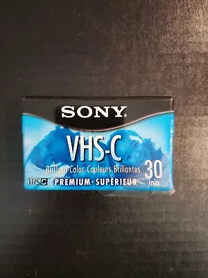 Sony VHS-C Premium 30Min Blank Camcorder Handycam Video Tape TC-30VHGL • $5
