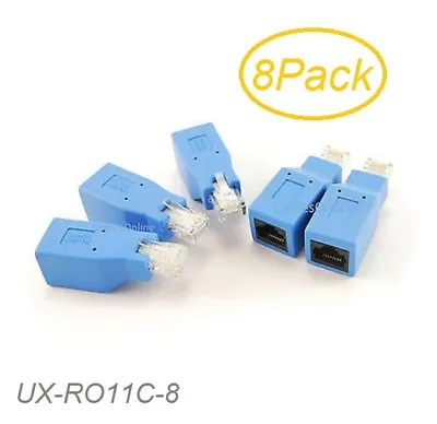 8-Pack Cisco Console Rollover Adapter For RJ45 Ethernet Network Cables • $31.90