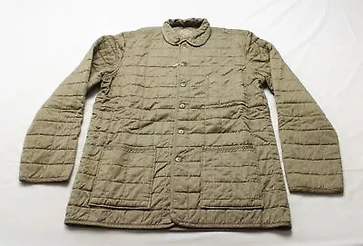 Alex Crane Men's Tank Maps Quilted Kite Jacket AH4 Army Green Large NWT • $179.99