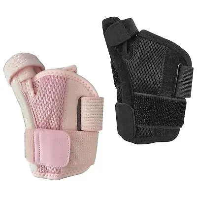 Breathable Wrist Splint Wrap Hand Support Compression With Finger Stabilizer For • £6.18