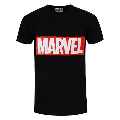 £12.95 • Buy Marvel Comics Official Logo New Black T-Shirt