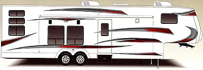  RV Trailer Hauler Camper Motor-home Large Decals/Graphics Kit-K-0008-3 • $219