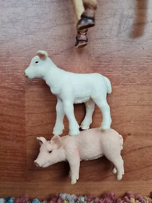£15.50 • Buy CollectA Animal Figurine PIGLET  And Baby Lamb  Set Of 2 Farm Animals
