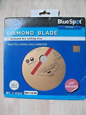 Diamond Blade Dry Cutting Disc 9  230mm Blue Spot Stock Code 19534 • £12.99