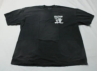 Half-Evil Men's Anniversary Tour Club Evil DJ T-Shirt LC7 Vintage Black Size 3X • $55.99