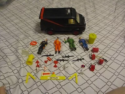 Rare A-team Galoob Van With All 4 Figures And The Extras • $349.99