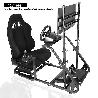 £269.99 • Buy Minneer Racing Simulator Cockpit Fit LogitechG29 G920 Thrustmaster T300 TV Mount