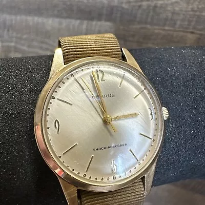 Vintage Benrus Watch - 10K RGP Back- 20 Micron Electroplated Bezel - Series 3021 • $57.88