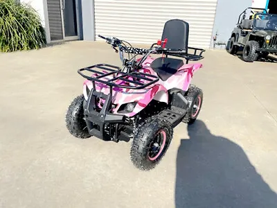 49cc Farm Quad Bike Atv Buggy Kids 4 Wheeler Pocket Pit Dirt Bike Mjmotor Pink • $549