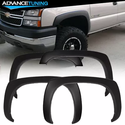 Fits 99-06 Chevy Silverado Sierra 1500 2500 3500 OE Style Smooth Fender Flares • $64.99