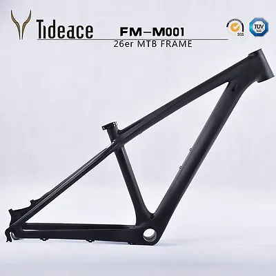 26er T800 Full Carbon Mountain Bicycle Frames 14'' OEM MTB Bike Frameset BB92 • $394.80
