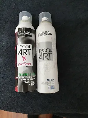 Loreal Tecni Art Volume Lift Spray Mousse And Air Fix Spray • £29.50