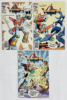 Voltron Comic Lot 1 2 3 Limited Full Run Modern 1985 Dick Ayers Henry Vogel Fury • $75