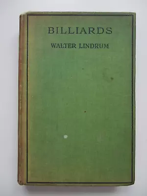 £22 • Buy 1932 BILLIARDS Walter Lindrum 8 PLATES And 70 DIAGRAMS 2nd Cheaper Edition