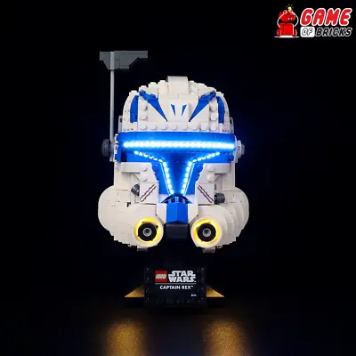LED Light Kit For Captain Rex Helmet - Compatible With LEGO® 75349 (Classic) • $42.71