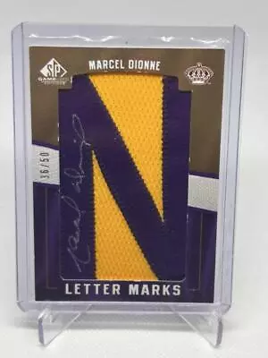 2007-08 SP Game Used #LM-MD Marcel Dionne Letter Marks #/50 • $1.25
