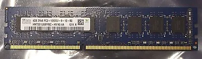 4 GB 1x4GB DDR3 PC3-10600U 1333MHZ  NON ECC UNBUFFERED 240 PIN PC RAM WARRANTY • £5.99