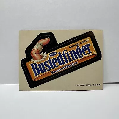 Busted Finger Wacky Packages Vintage Sticker • $112.50