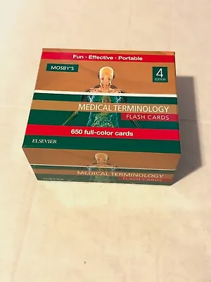 Used Mosby's Medical Terminology Flash Cards By Mosby (2017 CardsFlash Cards) • $19.99
