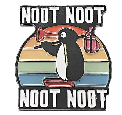 Pingu Metal Enamel Pin Badge • £8.95