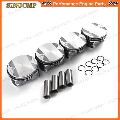 N46B20 Engine Pistons & Rings Set For BMW E60 E87 E90 118i 120i 320i 520i 2.0L • $200.25