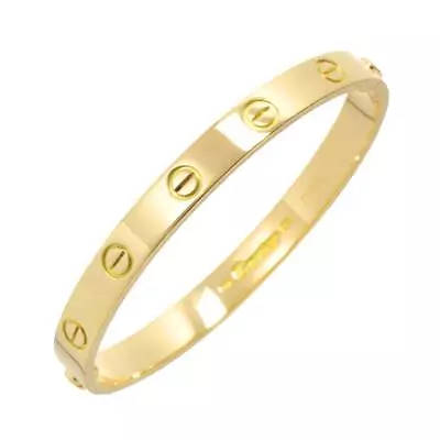 Cartier Love Bracelet 18K Yellow Gold 750 Size16 90224251 • $4533.78