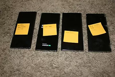 LOT OF 4 Samsung Galaxy Note 10+ PLUS Black/Aura Glow SM-N975U  • $499.99