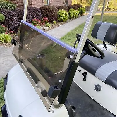 Foldable PC Tinted Windshield For Yamaha G14 G16 G19 Golf Cart 1995-2003 • $80