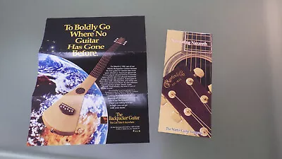 2 Vtg Original 1994-1995 Martin Guitar Advertising Brochure LOT * Backpacker • $12