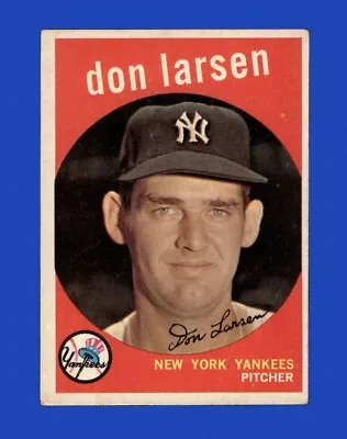 1959 Topps Set-Break #205 Don Larsen VG-VGEX *GMCARDS* • $0.79