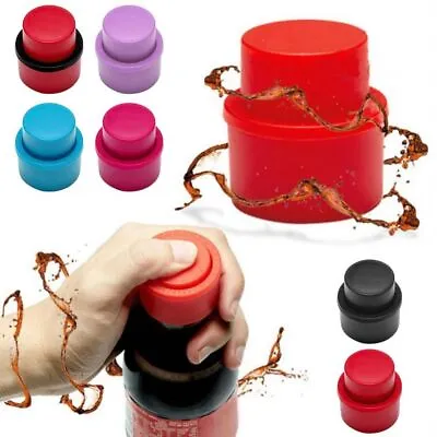 Keeper Cola Pump Drink Sealer Bottle Stopper Beverage Saver Soda Cap • $9.82