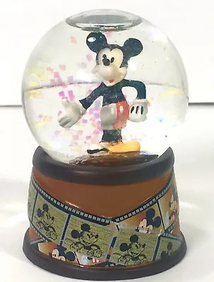 Disney Mickey Inspearations Mini Snowglobe Through The Years 75th #17843 Retired • $4.89