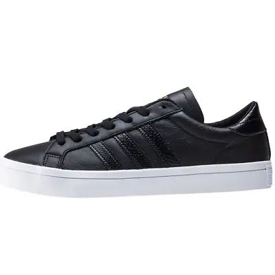 Adidas Court Vantage Retro Vintage Classic Sneaker Sport Shoes Black BB0148 SALE • $100.16