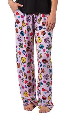 Sesame Street Women's Character Heart Heads Elmo Sleep Pajama Pants • $29.95