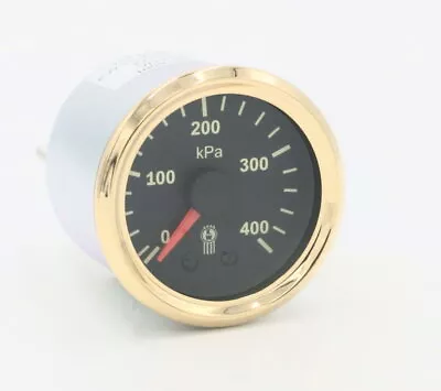 GENUINE KENWORTH Brass Pressure Boost Gauge. Part No 151560101B • $110.58