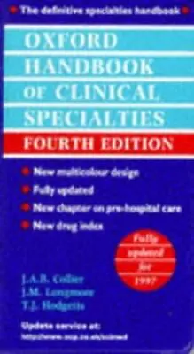 $6.92 • Buy Oxford Handbook Of Clinical Specialties