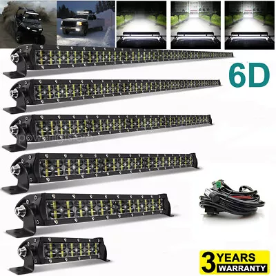 Dual Row  LED Light Bar 8/14/22/32/52 Spot Driving Offroad 4x4 Truck SUV • $39.99