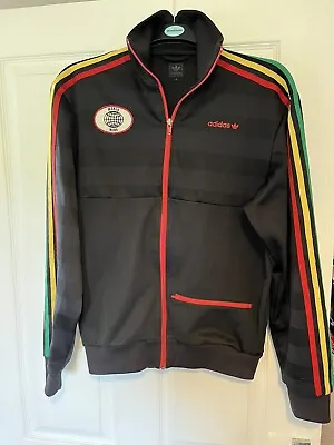 ADIDAS Worldwide Jamaica Adicolor Jacket Rasta Medium • £79.99