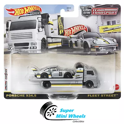 Hot Wheels 1:64 Legends Tour Team Transport Porsche 934.5 & Fleet Street • $29.98